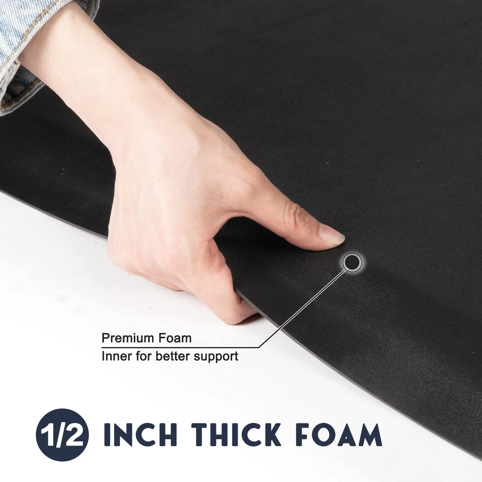 OmySalon Rectangle Anti Fatigue Mat Salon Barber Mat for Square Base Styling Chair 1/2in 3/4in Thick - Image 22