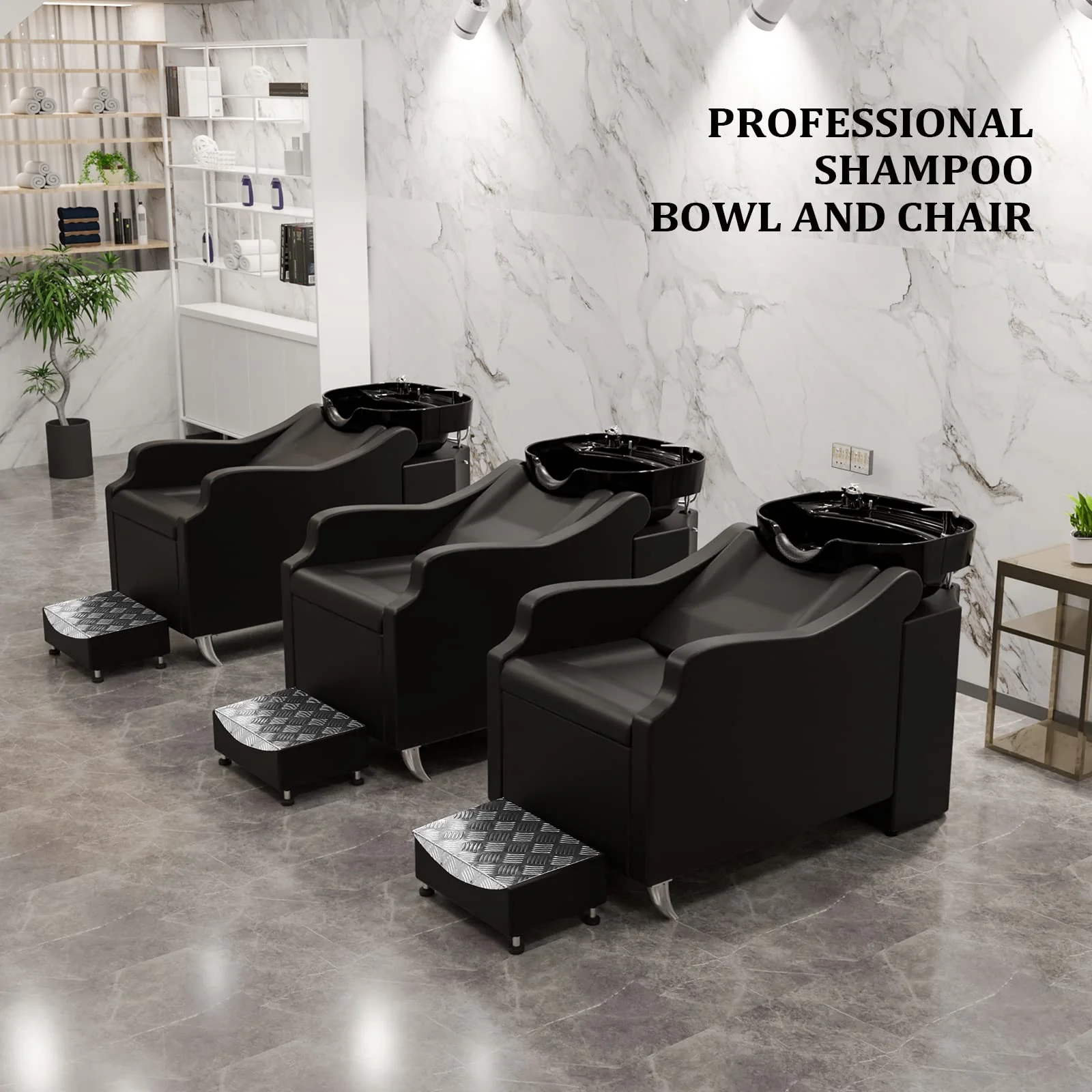 OmySalon 4 Operator Classic Salon Package Black - Image 7