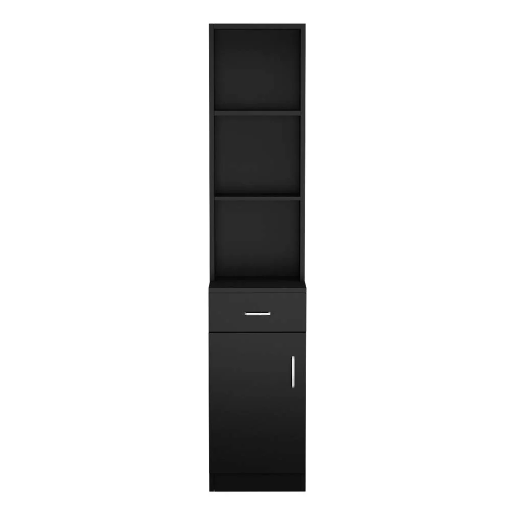 OmySalon FSS-01 Barber Storage Station Cabinet w/5 Compartments 1 Drawer 1 Door - Image 10
