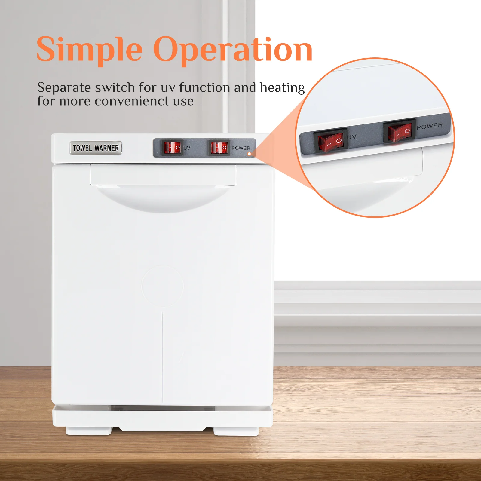 OmySalon 5L Hot Towel Warmer Cabinet for Facials Massage - Image 14