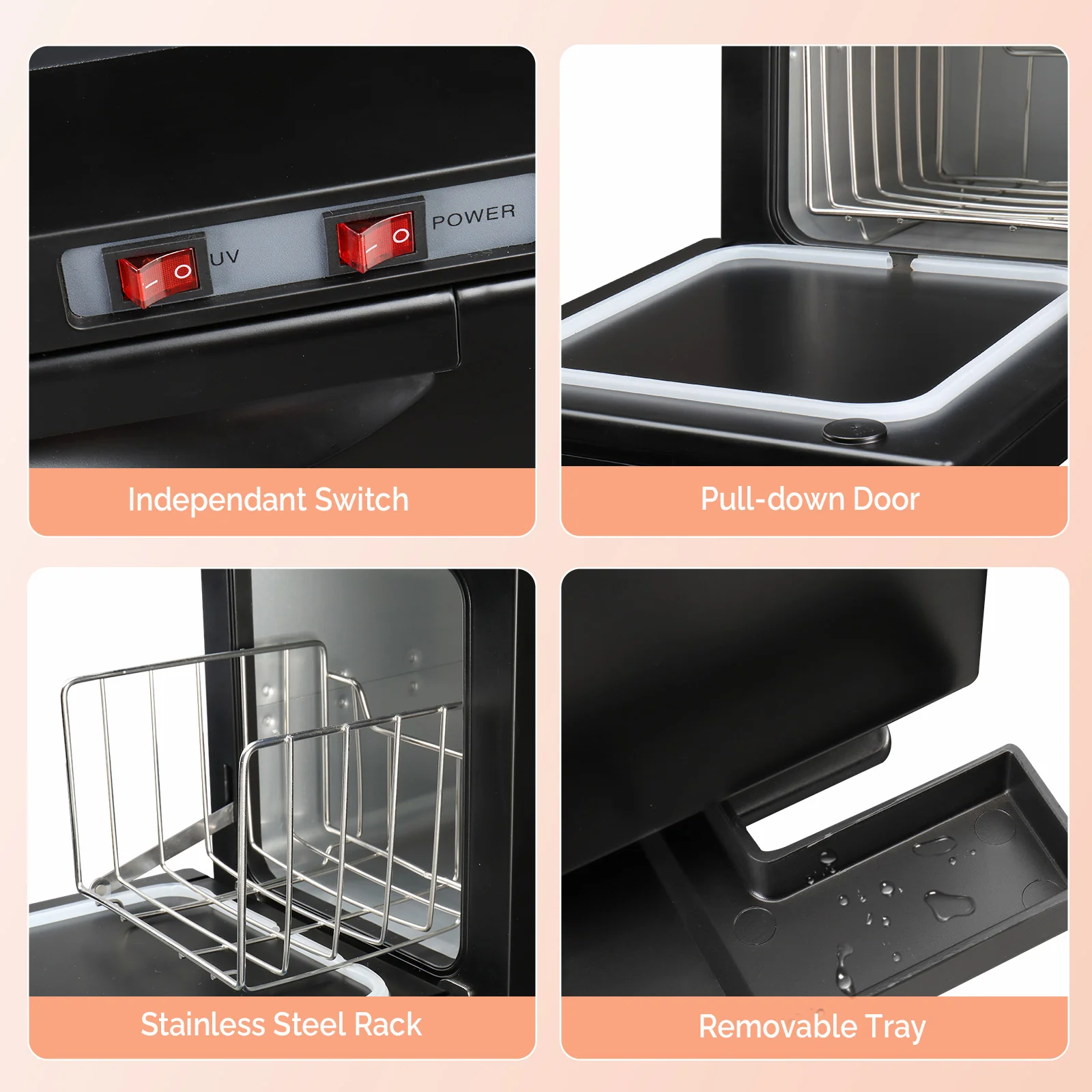 OmySalon 5L Hot Towel Warmer Cabinet for Facials Massage - Image 5