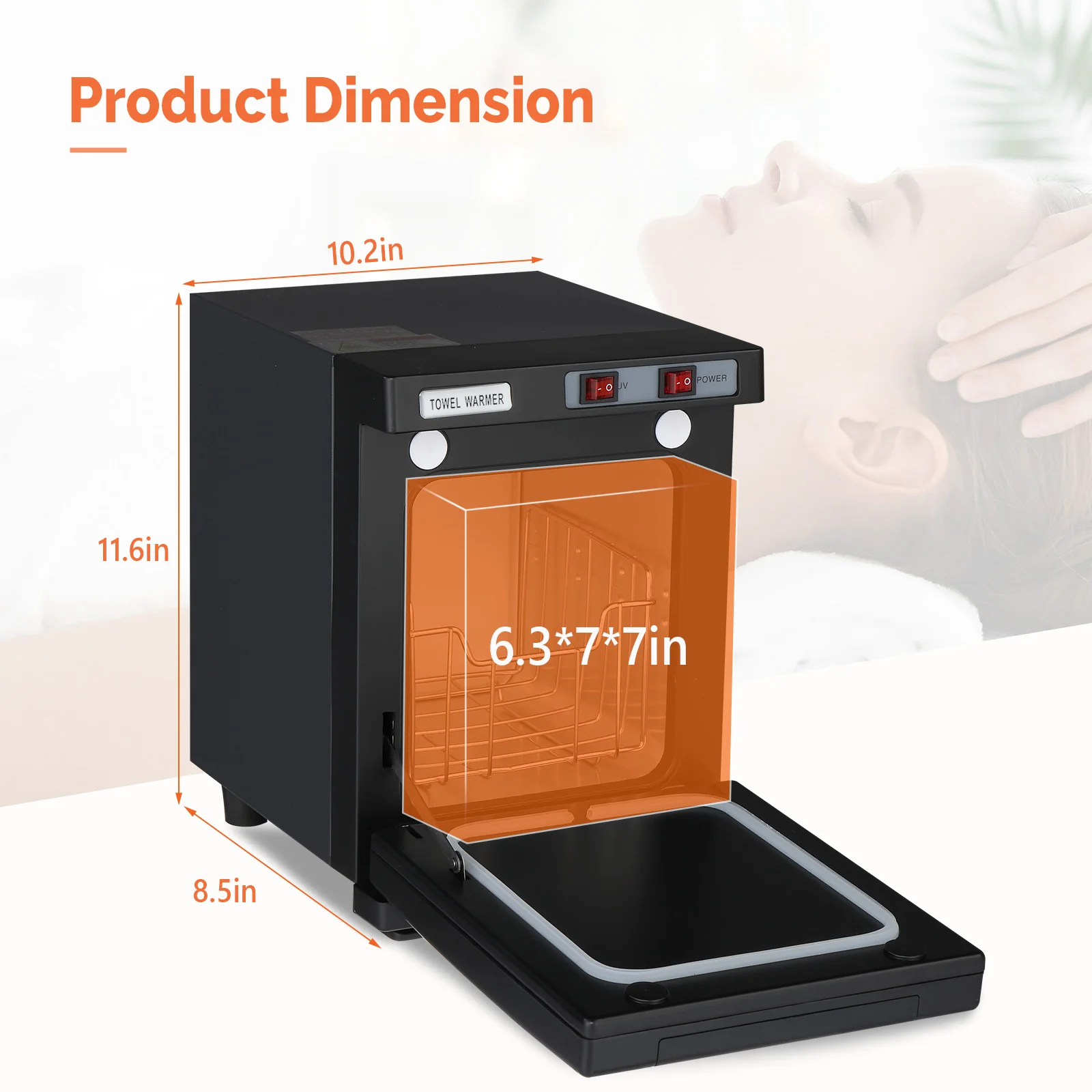 OmySalon 5L Hot Towel Warmer Cabinet for Facials Massage - Image 7